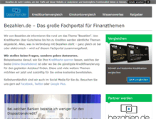 Tablet Screenshot of bezahlen.de